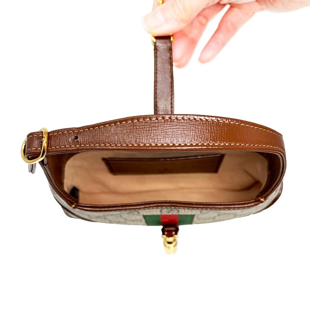 Gucci Jackie 1961 GG Supreme Mini Hobo Crossbody Bag - Picture 6 of 11